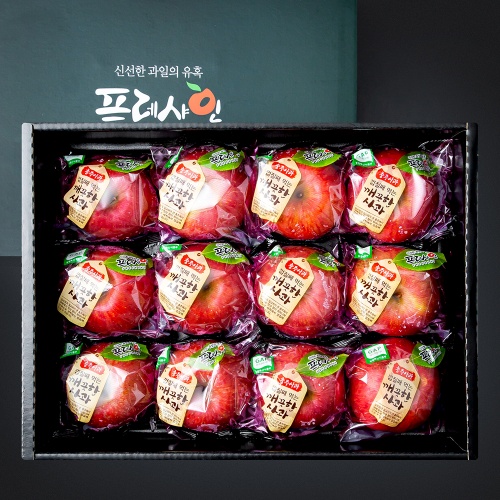 추석 설 사과 배 선물세트, 판매량 인기 5종 완벽 비교 추천(프레샤인,꿀Brix,원농산,달달과수원,과일꾼) 1 프레샤인 GAP 인증 껍질째 먹는 깨끗한 사과 선물세트 제품사진