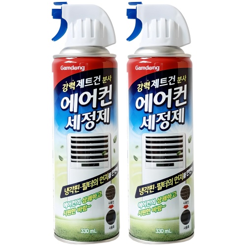 에어컨 세정제 인기 4종 비교, 성분 효과 추천 안전성 사용법 총정리(gamdong,살림백서,산도깨비,청개구리) 1 gamdong 에어컨 세정제, 330ml, 2개 제품사진