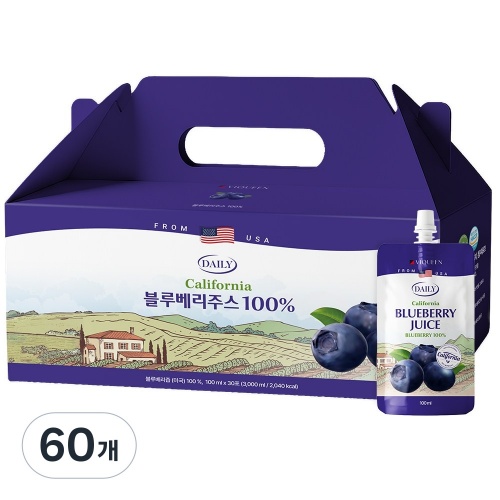바이퀸 델리오 100% 블루베리 주스 즙 원액 제품사진