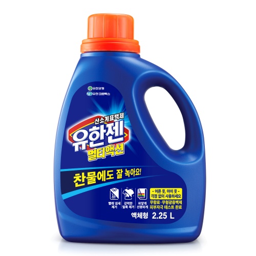 유한젠 멀티액션 액체형 산소계 표백제, 2.25L 제품사진