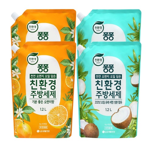 퐁퐁 친환경 오렌지+코코넛 세트 제품사진