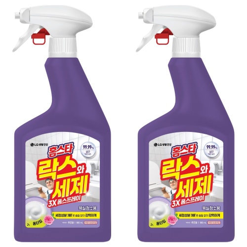 홈스타 락스와세제 3X 폼스프레이 후로랄 욕실청소용 제품사진