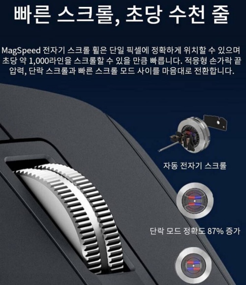 로지텍 MX 마스터 3S 무소음 마우스 맥북 블루투스 연결 감도 문제 분석 3 로지텍 MX 마스터 3S 무소음 마우스 제품사진3