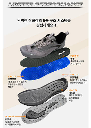 지프(Jeep) 플로우러너 남성 워킹화 제품 사진7
