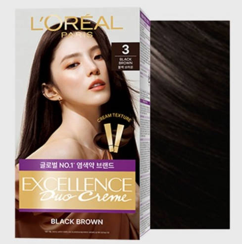한소희 헤어 금발 흑발 로레알파리 엑셀랑스 듀오크림 염색 염모제 1 한소희 헤어 금발 흑발 로레알파리 엑셀랑스 듀오크림 염색 염모제 제품사진1