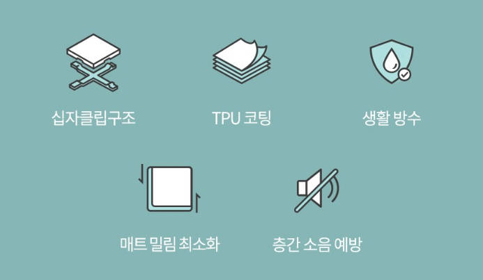 리코코 꿈비 TPU 워터가드 퍼즐매트, 십자클립 세트 정리 4 리코코 꿈비 TPU 워터가드 퍼즐매트 제품사진4