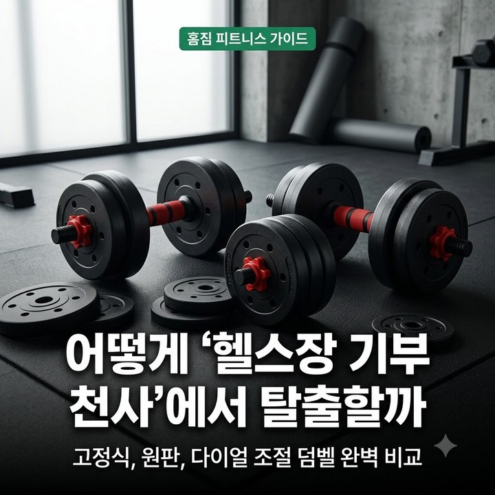 무게조절 덤벨 추천 퀵 아령 홈짐 세트 장단점 비교 및 최저가 구매 가이드