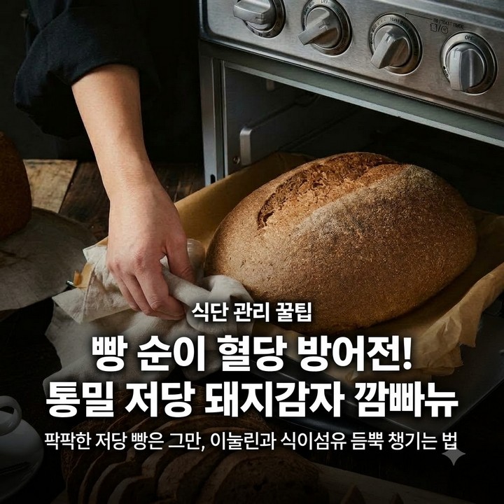 통밀 저당 돼지감자 깜빠뉴 특징 총정리