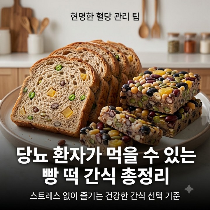 당뇨 환자가 먹을 수 있는 빵 떡 간식 총정리