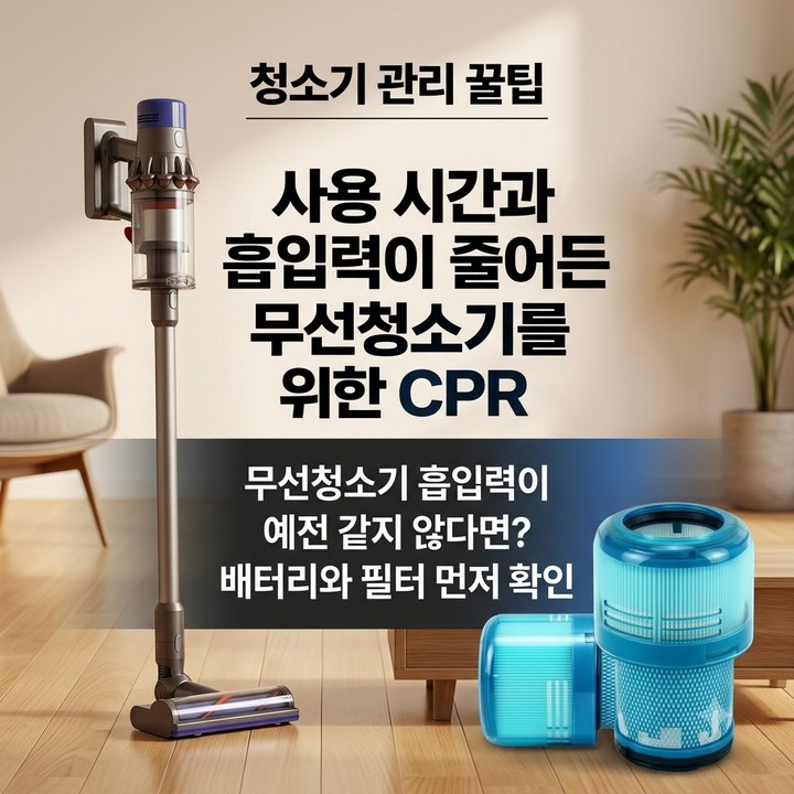 다이슨 V15 디텍트 헤파 청소기 배터리 수명 교체 및 호환 필터