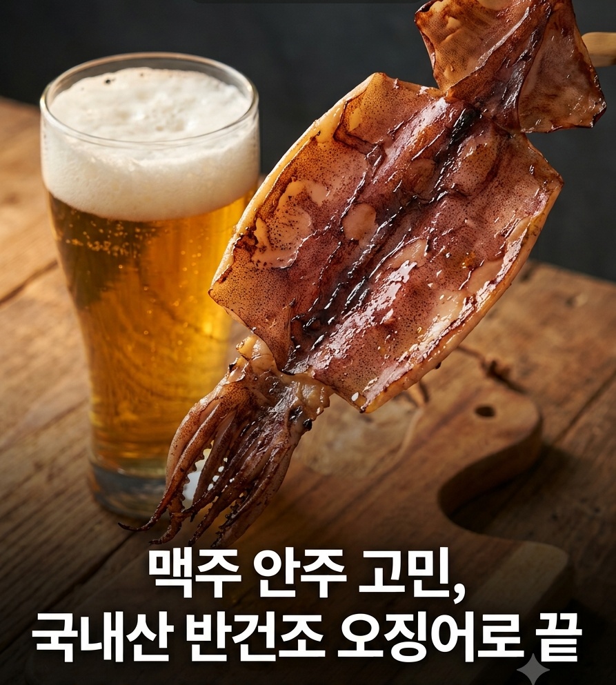 홈쇼핑 국내산 반건조 오징어로 끝내는 맥주 안주, 간식 고민 끝! (어부예찬) 제품 이미지