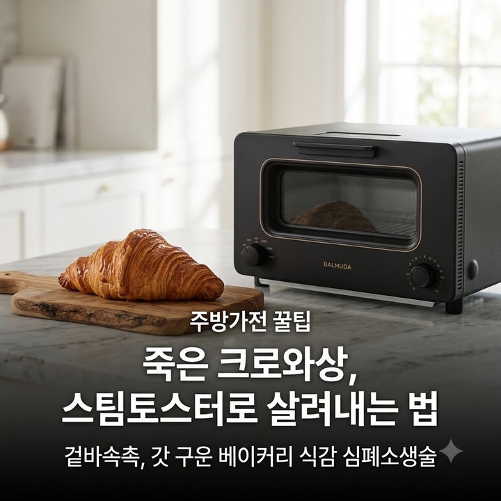 발뮤다 더 토스터 신형 구형 차이점 및 크루아상 살리기 팁