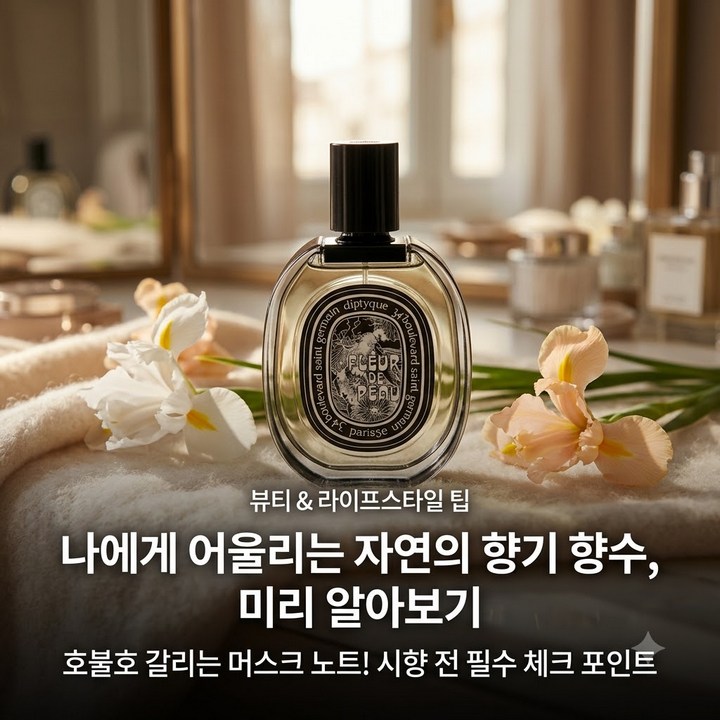 딥디크 플레르 드 뽀 오 드 퍼퓸 살냄새 잔향 호불호 평가 분석