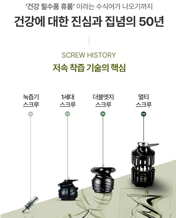 휴롬 H420 원액기 주서기 제품사진3