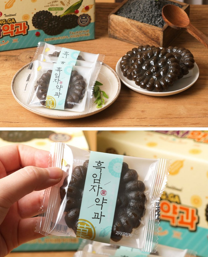 3가지 맛으로 즐기는 호정가 약과+도나스 세트, 도넛 칼로리 비교 선물세트 (찹쌀약과,흑임자약과,군고구마도나스) 3 호정가 약과+도나스 세트 제품사진3