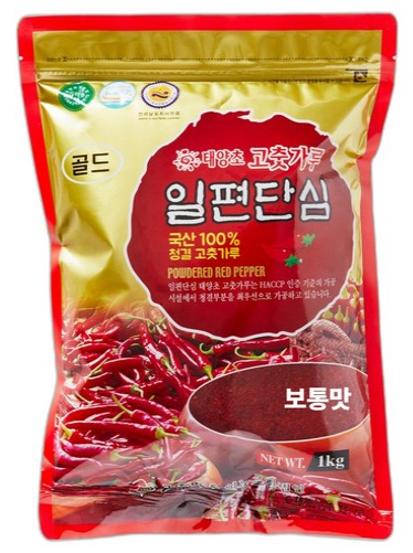 일편단심 태양초 햇고춧가루 골드, 김치양념용 국산 추천 (홈쇼핑) 1 일편단심 태양초 햇고춧가루 제품사진1