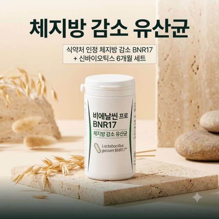 체지방 감소 기능성 인정받은 유산균, 비에날씬 프로 BNR17 효과 후기