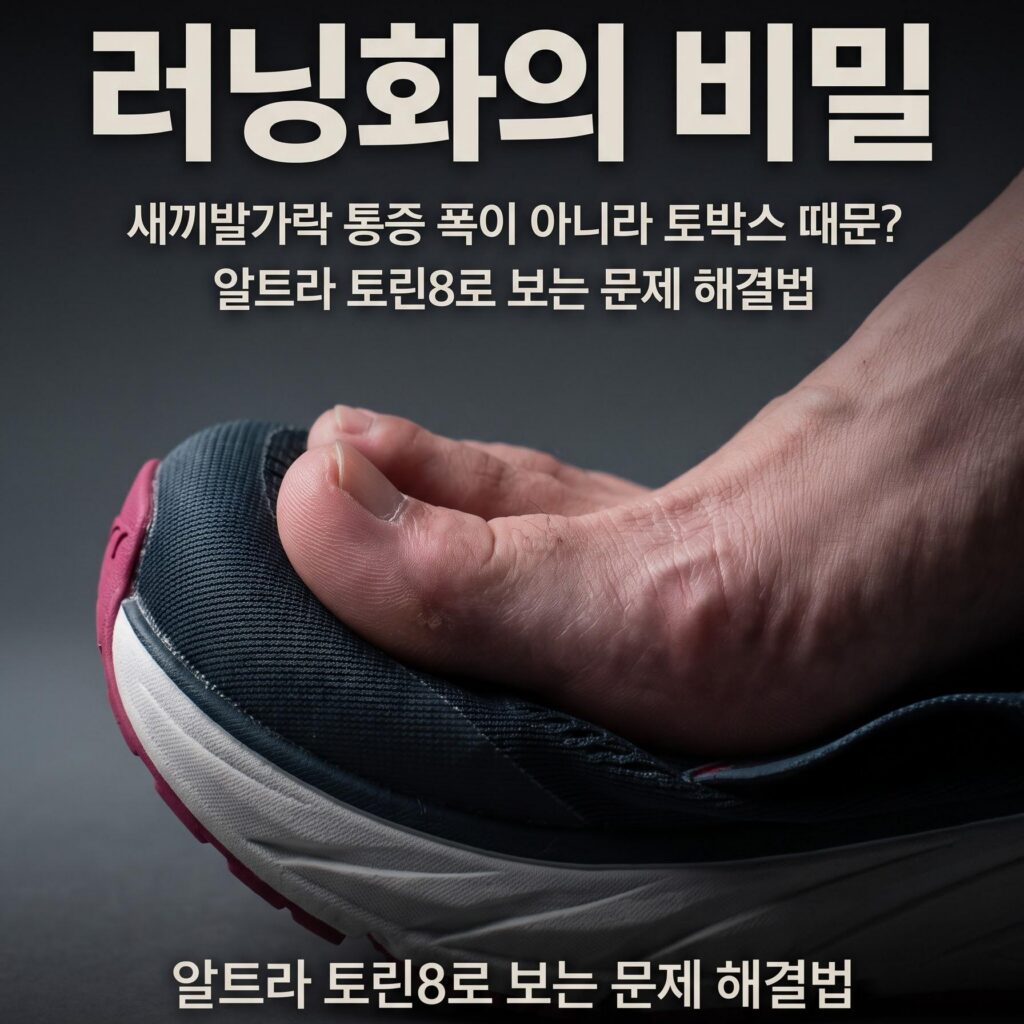 러닝화,새끼발가락이 아픈 이유는 폭이 아니라 토박스 모양이 원인 (알트라 토린8) 제품 이미지
