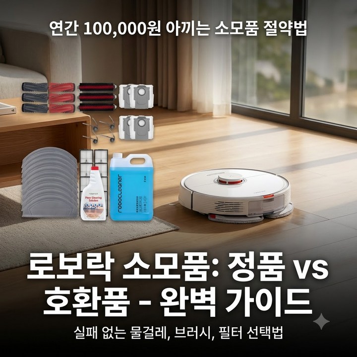 로보락 소모품 1년에 10만원? 뭘 정품 쓰고 뭘 호환 써도 되는지 총정리
