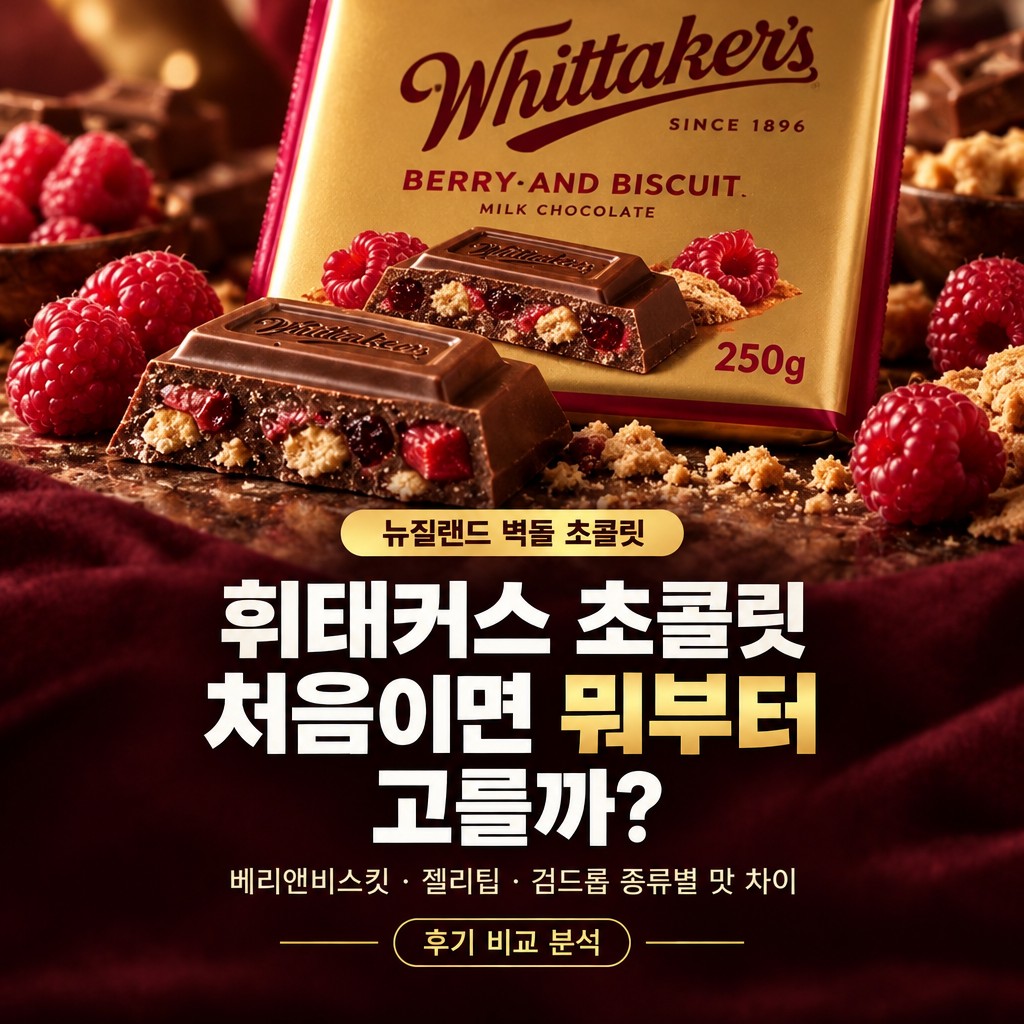 휘태커스 초콜릿 젤리 검드롭 호주 젤리팁 종류 추천 총정리 제품 이미지
