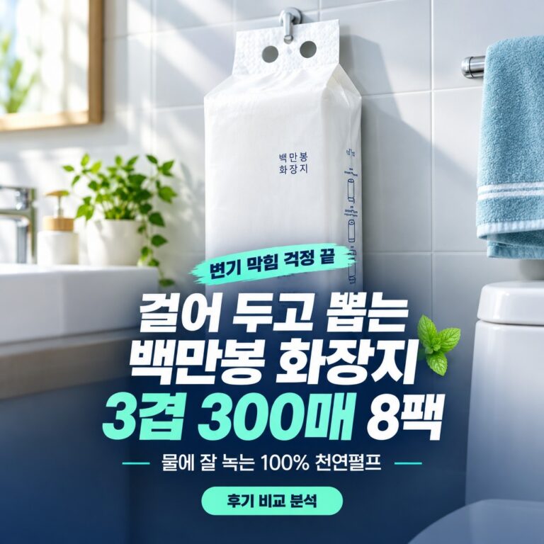 백만봉 화장지 12팩 키친타올 장점 단점 후기