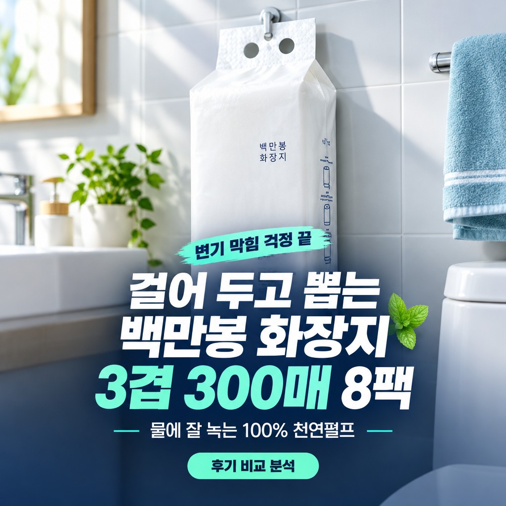 백만봉 화장지 12팩 키친타올 장점 단점 후기 제품 이미지