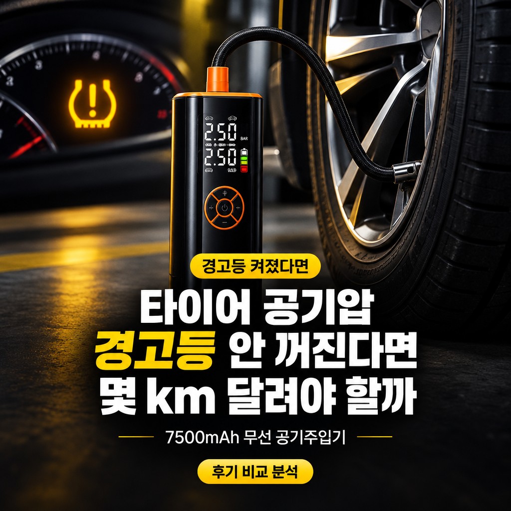타이어 공기압 경고등 공기주입기 오류 리셋 주행 후기 제품 이미지